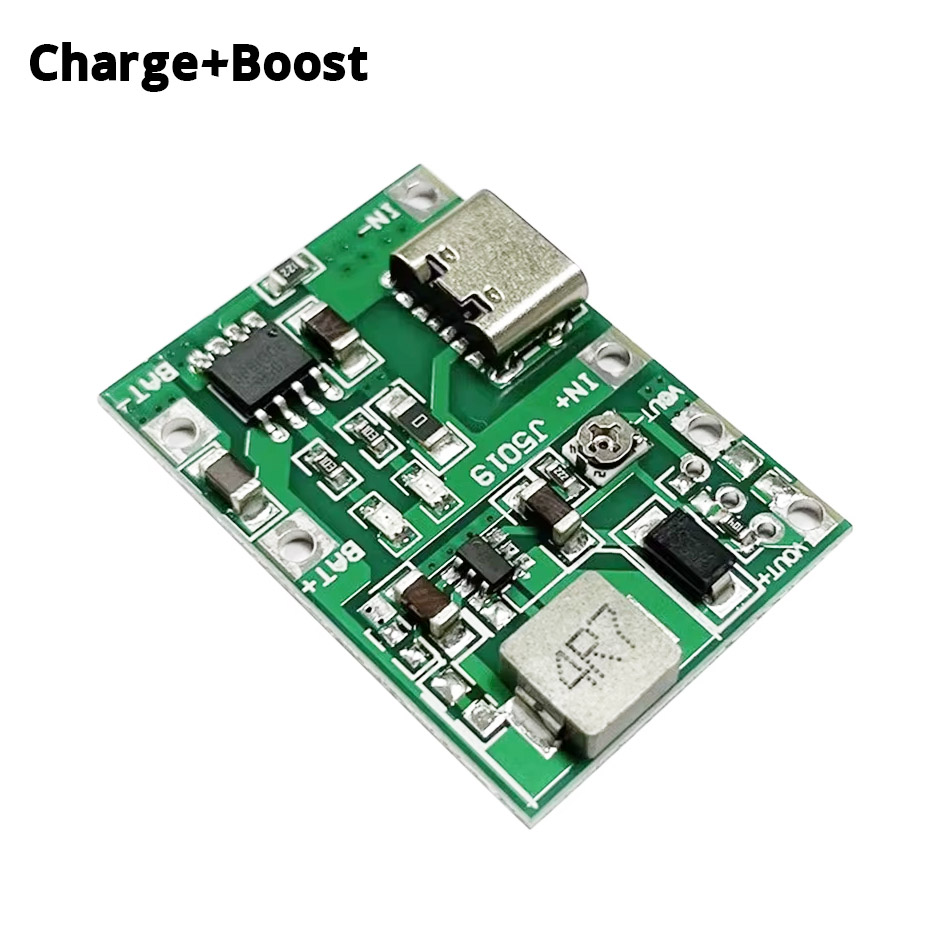 Lithium Battery Charger with Boost Function Adjustable Module 2A Type C Interface