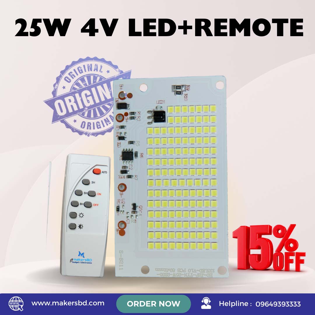 4V LED Module with Remote Control – 25W