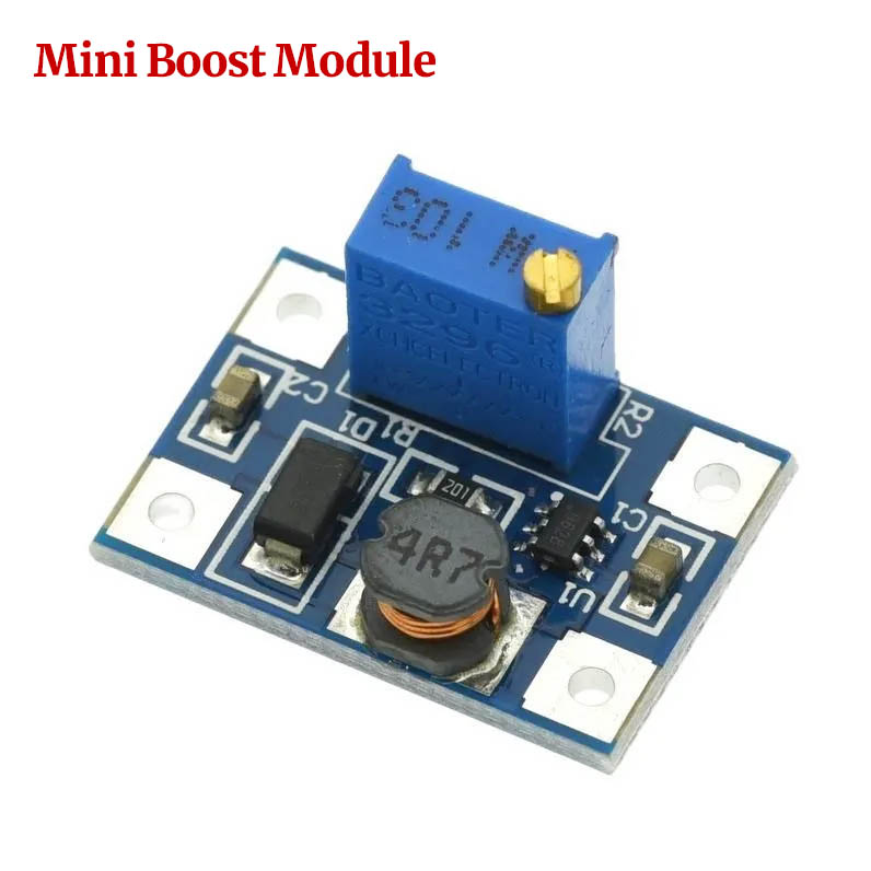 Mini Boost Converter Adjustable Step Up 2-24V to 2-28V 2A SX1308