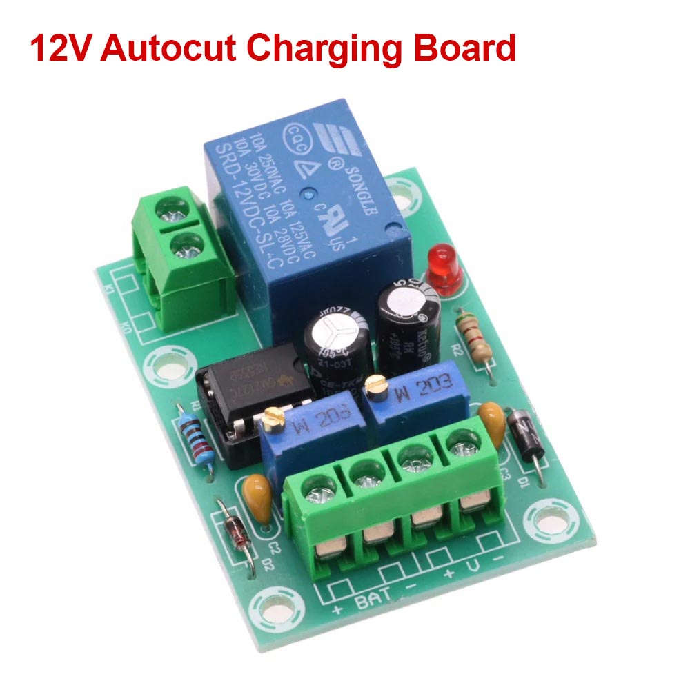 12V Battery Charging Control Board XH-M601 Intelligent Autocut Module