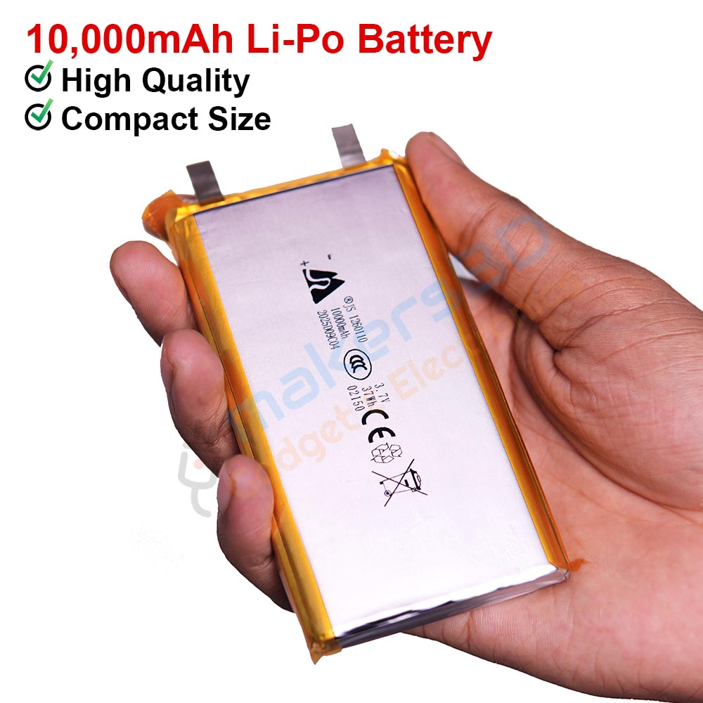 10000mAh 3.7V Lithium Polymer Rechargeable Battery Brand new