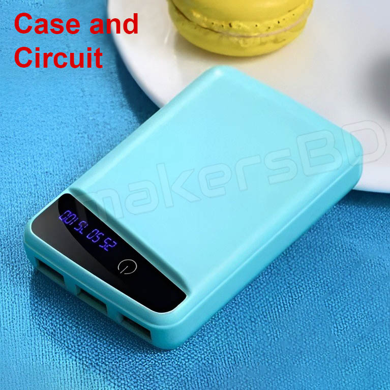 Stylish 3 Cell Power Bank Case for 18650 Lithium Battery