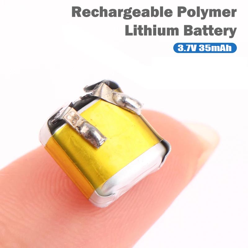 3.7V 35mAh Lithium Polymer Battery TWS replacement Battery Small Diy Projects