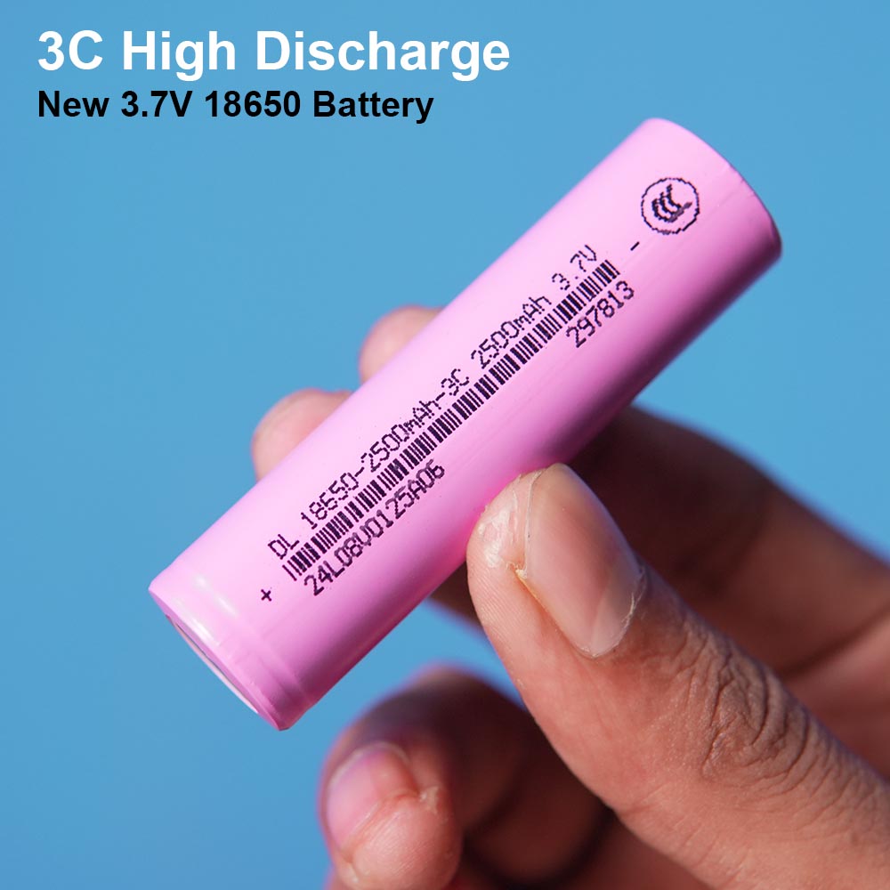Original Brand New 3C High Discharge 18650 Lithium-Ion Battery 2500mAh 7.5A for Extra Load