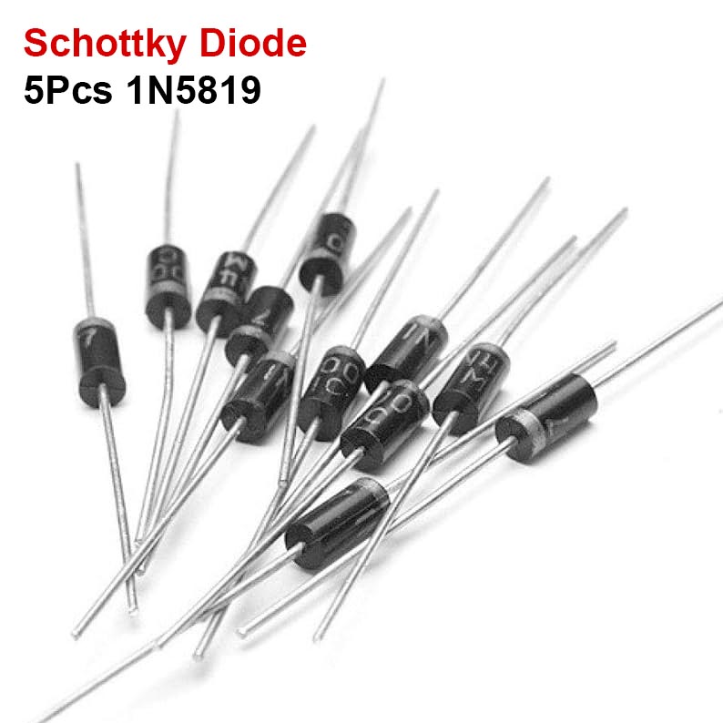 1N5819 40V 1A Schottky Diode 5 Pcs