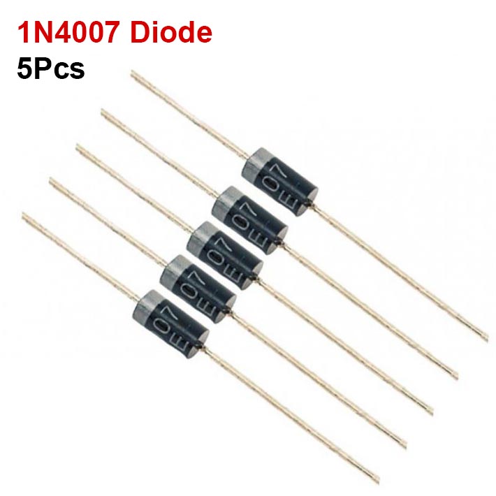 1N4007 Diode 1000V 1A General Rectifier Diode 5 Pcs