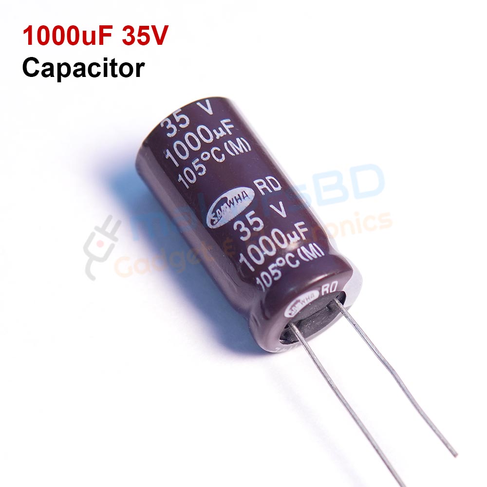 1000uF 35V Electrolytic Capacitor
