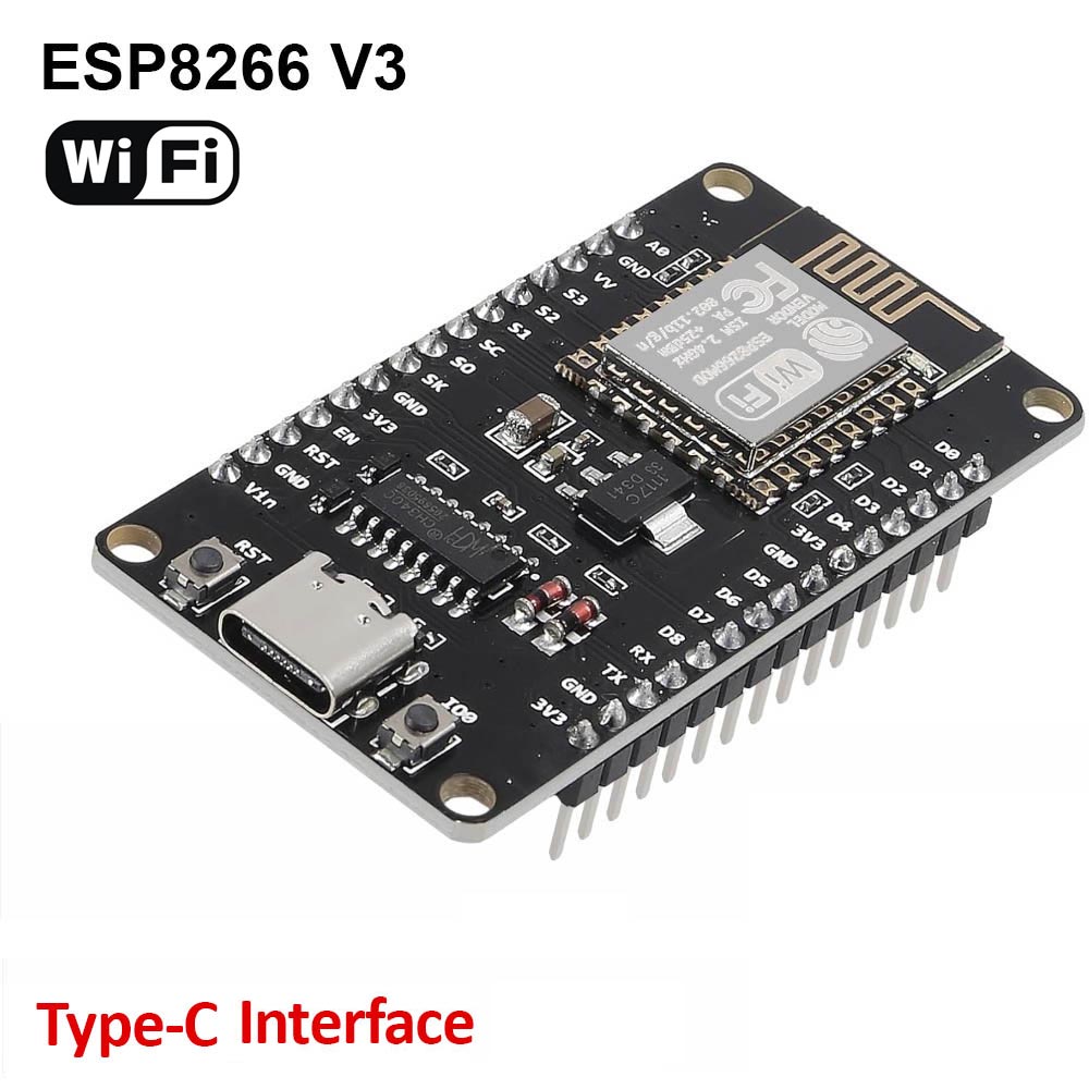 ESP8266 Wifi Module NodeMCU V3 IoT Development Board CH340 Type-C