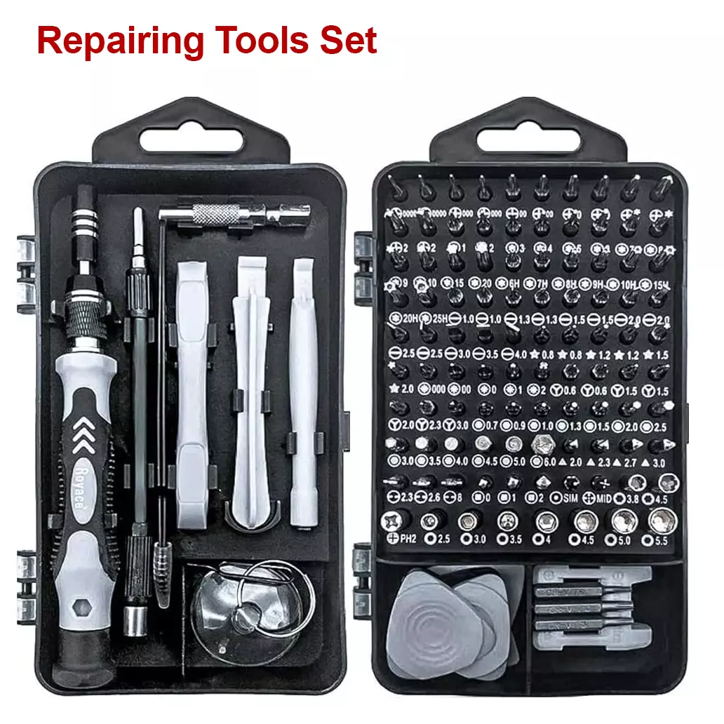 Screwdriver Set 115 In 1 Tool Kit Professional Magnetic Driver for Electronic Repair
