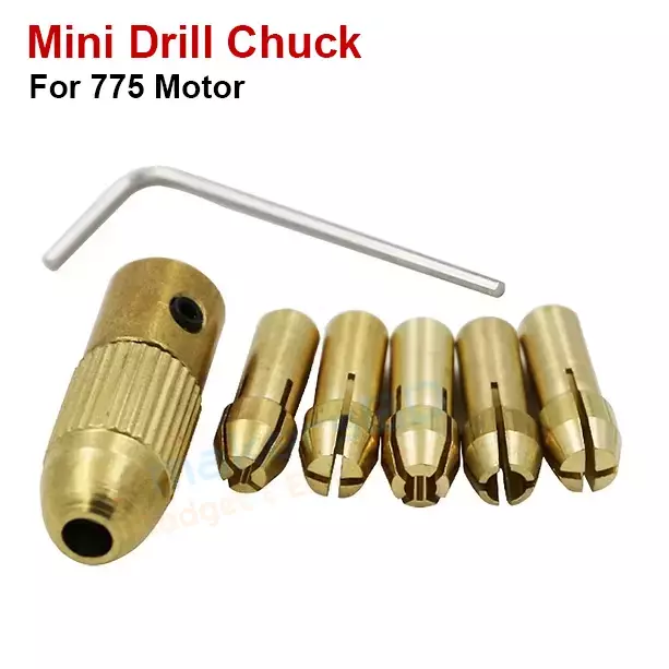 0.5-3mm Metal Drill Chuck for 775 DC Motor