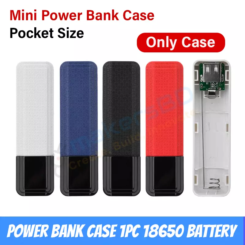 DIY Mini Power Bank Case for 18650 Battery (Only Case)