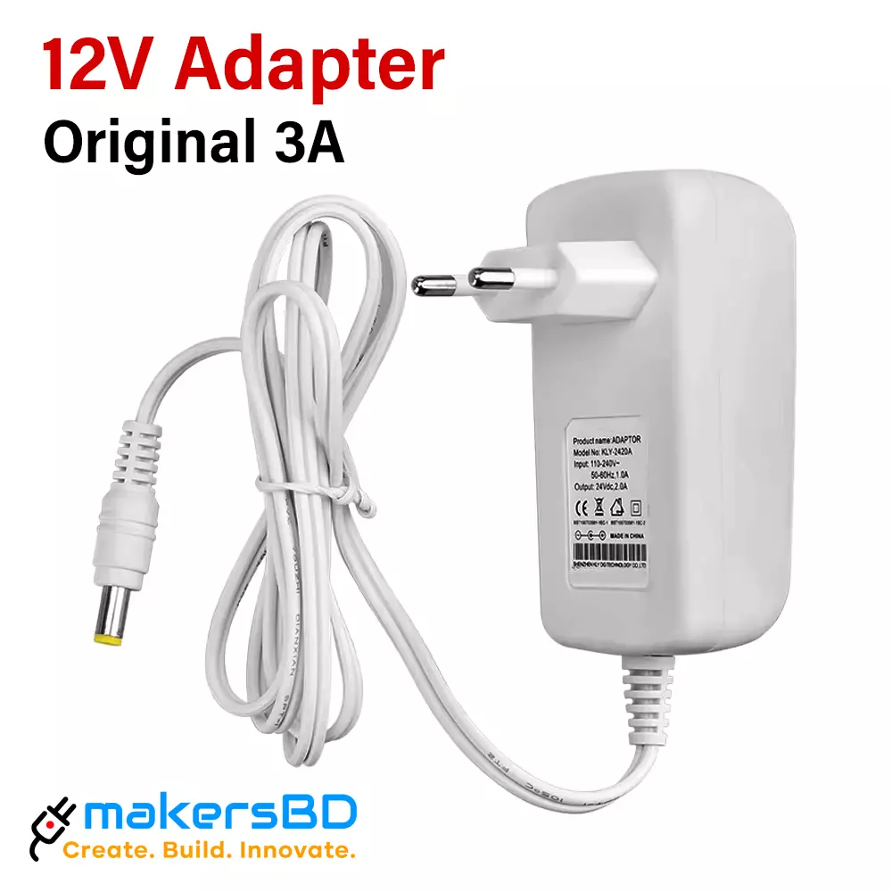 Original 12V 3A Power Adapter for DC Fan Light Router WGP USP etc